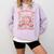 All Booked For Valentines Shirt Romantic Cupid Roses Books Comfort Colors Sweatshirt Crimson