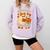 Books And BER Months Fall Librarian Reading Halloween Comfort Colors Sweatshirt Crimson