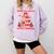 Books Are My Love Language Valentine Book Reading Teacher Comfort Colors Sweatshirt Crimson