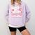 Books Are My Love Language Valentines Book Lover Teacher Comfort Colors Sweatshirt Crimson