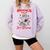 Books Are My LoveLanguage Cupid Valentines Comfort Colors Sweatshirt Crimson
