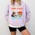 BOOKS AND MAINE COONS ARE MY THERAPY Main Coon Comfort Colors Sweatshirt Crimson