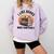 I Like Books More Than People Glasses Comfort Colors Sweatshirt Crimson