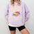 I Like My Books With a Side Of Panic Thriller Comfort Colors Sweatshirt Crimson