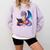 Bookworm Book Lover Women Girls Dragon Reading Comfort Colors Sweatshirt Crimson
