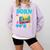 Born In The 80's But 90's Made Me Nostalgia Cassette Tape Comfort Colors Sweatshirt Crimson