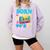 Born In The 80's But 90's Made Me Nostalgia Cassette Tape Premium Tri-Blend Comfort Colors Sweatshirt Crimson