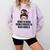 Born To Read Books Forced To Read Emails Messy Bun Reading Comfort Colors Sweatshirt Crimson