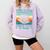 Born To Read Go Work Book Reading Librarian Men Women Comfort Colors Sweatshirt Crimson