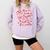 Buy Me Books And Tell Me I'm Pretty Comfort Colors Sweatshirt Crimson