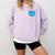 Bytes Of Memories Digital Nostalgia Concept Line Comfort Colors Sweatshirt Crimson