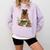 Capybara Glasses Reading Books Capybara Nerd Bookworm Comfort Colors Sweatshirt Crimson