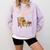 Cat Reading 6-7 Meme English Teacher Book Lover Humor Comfort Colors Sweatshirt Crimson