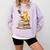 Cat Reading Books Comfort Colors Sweatshirt Crimson