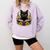 Cat For Women Book Lover Cute Cat And Book Comfort Colors Sweatshirt Crimson