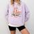 Caution Slippery When Reading Book Reader Comfort Colors Sweatshirt Crimson