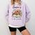 Chapter 11 Years Old 11th Birthday Wildflower Book Lover Comfort Colors Sweatshirt Crimson