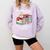 Christmas Book Lovers Naughty Or Nice Comfort Colors Sweatshirt Crimson