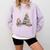 Christmas A Penguin Reading Book Snowflake Cocoa Hot Teacher Comfort Colors Sweatshirt Crimson