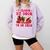 I Closed My Book To Be Here Valentines Book Lover Bookish Comfort Colors Sweatshirt Crimson