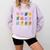 Cool Kids Read Books School Librarian Reading Teacher Comfort Colors Sweatshirt Crimson