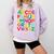 Cute ABCs Shirt Alphabet Colorful Letters Reading Books Kids Comfort Colors Sweatshirt Crimson