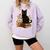 Cute Cat Book Flowers Comfort Colors Sweatshirt Crimson Cute Cat Book Flowers Comfort Colors Sweatshirt Crimson
