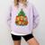 Cute Cats Reading Books Christmas Tree Comfort Colors Sweatshirt Crimson