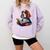 Cute Dog Basset Hound Reading Book Comfort Colors Sweatshirt Crimson
