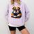 Cute Dog English Bulldog Reading Book Comfort Colors Sweatshirt Crimson