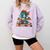 Cute Dragon Reading a Book Bookworm For Men Women Kid Comfort Colors Sweatshirt Crimson