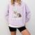 Cute Glasses Read Books & Pet My Maltese Lover Comfort Colors Sweatshirt Crimson