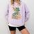 Cute Kawaii Dragon Fantasy Book Lover Book Nerd Comfort Colors Sweatshirt Crimson