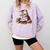 Cute Kitten Bookworm Adorable Cat With Glasses Reading Book Comfort Colors Sweatshirt Crimson