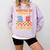 Cute Librarian Library Book Lover Keeper Of Endless Stories Comfort Colors Sweatshirt Crimson