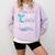 Cute Mermaid Librarian Teacher Dive Into A Good Book Reading Comfort Colors Sweatshirt Crimson