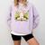 Cute Rabbit And Book Women Girls Reading Book Rabbit Lover Comfort Colors Sweatshirt Crimson