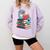 Cute Reading Seal On Books Book Lover Comfort Colors Sweatshirt Crimson