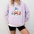 Cute Winter Cozy Snowman Reading Book Lovers Xmas Snowman Comfort Colors Sweatshirt Crimson