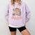 Dada Book First Chapter Birthday Family Matching Party Comfort Colors Sweatshirt Crimson