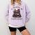 Dark Romance Merch I Put Down My Book Lover Spicy Skeleton Comfort Colors Sweatshirt Crimson