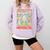 DCC Many Faces Of Mordecai Grid Gamer Series Book Comfort Colors Sweatshirt Crimson