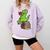 Dino Reading Read Reading Librarian Book Men Boys Kids Comfort Colors Sweatshirt Crimson