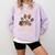 Dogs Books And Quilting Comfort Colors Sweatshirt Crimson
