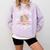 Dogs Books And Yarn Knitter Knitting Comfort Colors Sweatshirt Crimson