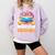 Donut Stop Reading Cute Book Reader Bookworm Donut Day Comfort Colors Sweatshirt Crimson