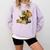 Dragon Bookworm Reading Book Graphic Comfort Colors Sweatshirt Crimson