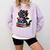 Dragon Reading A Book Cute Bookworm Book Lover Comfort Colors Sweatshirt Crimson