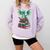 Dragon Reading Books Fantasy Lovers Mythical Creatures Comfort Colors Sweatshirt Crimson
