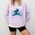 Dragon Reading Just A Girl Who Loves Dragons And Books Comfort Colors Sweatshirt Crimson